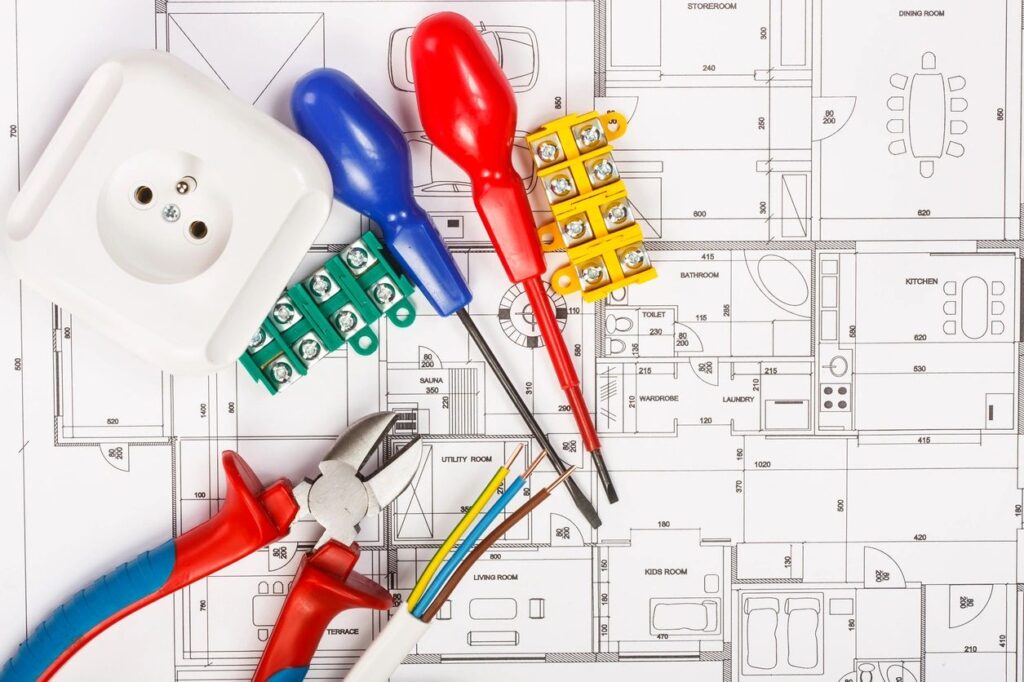 Commercial electricians are the people who work on large scale electrical services for commercial buildings